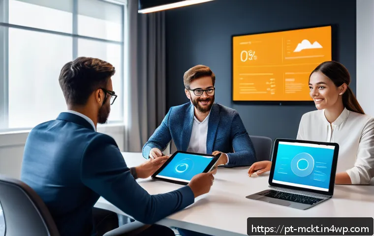 이메일 리드 nurturing 전략과 자동화 - A vibrant and modern digital marketing office scene focused on dynamic email segmentation: diverse p...